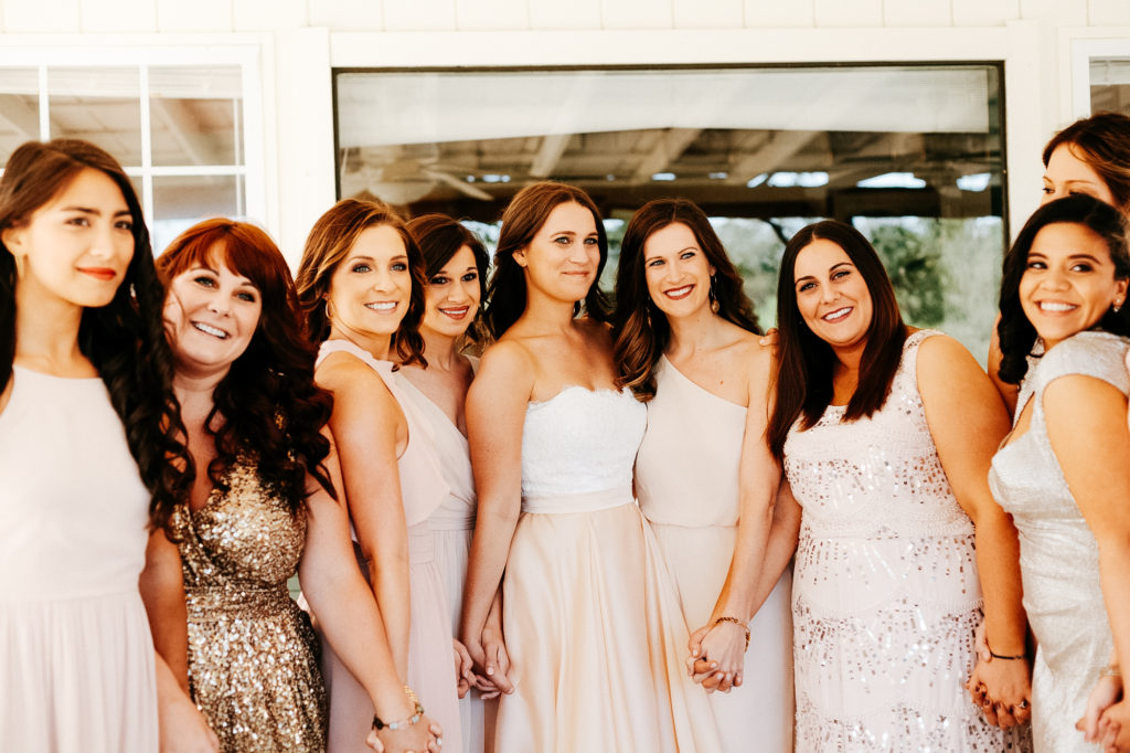 bridesmaid wedding photo