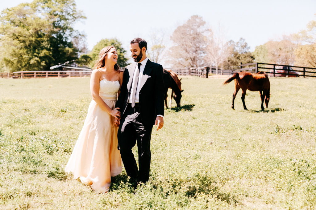 horse barn wedding