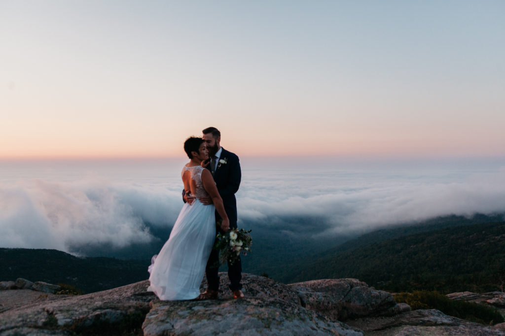 maine sunrise wedding