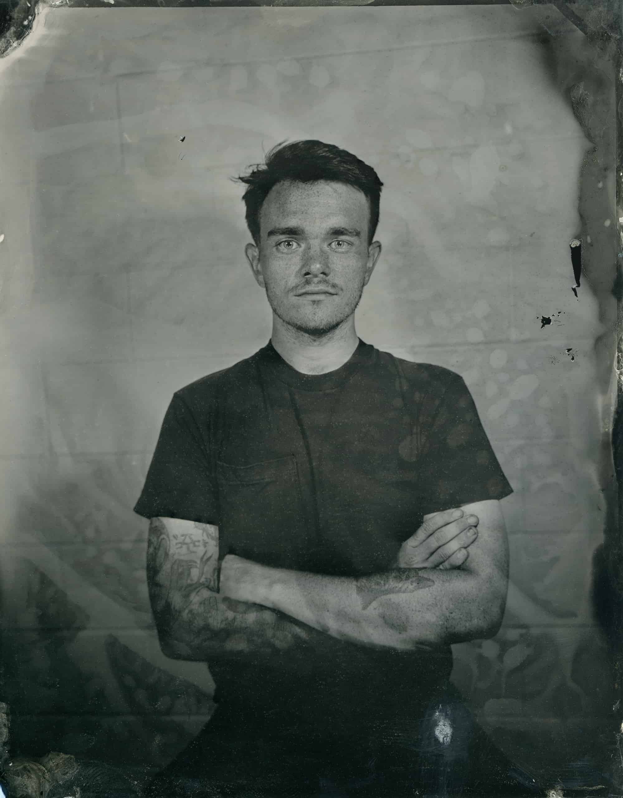 Tintype Portrait created in Atlanta, Georgia by Kate Lamb of Wild in Love Photo