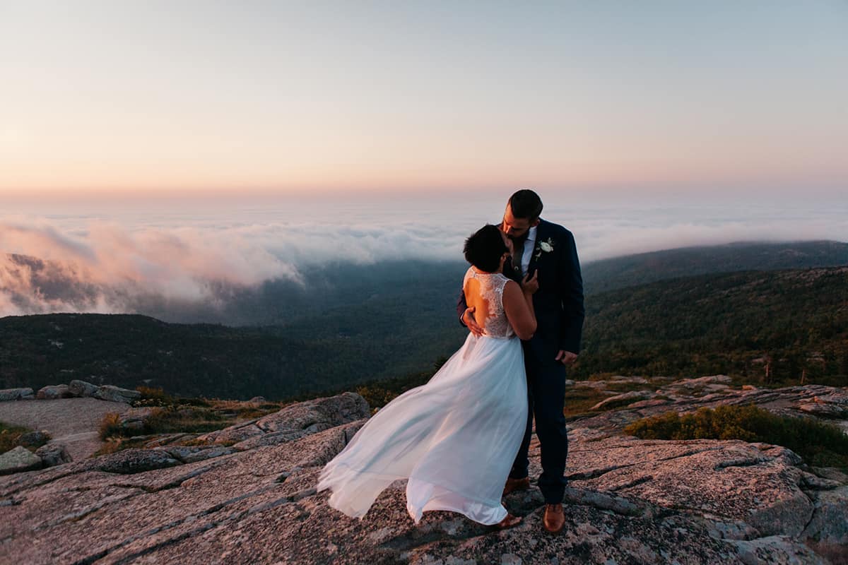 Acadia National Park destination wedding in Maine by Kate Lamb of Wild in Love Photo