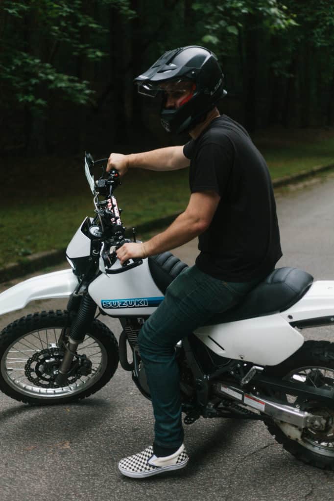 Atlanta motorcycle engagement session by Kate Lamb of Wild in Love Photo