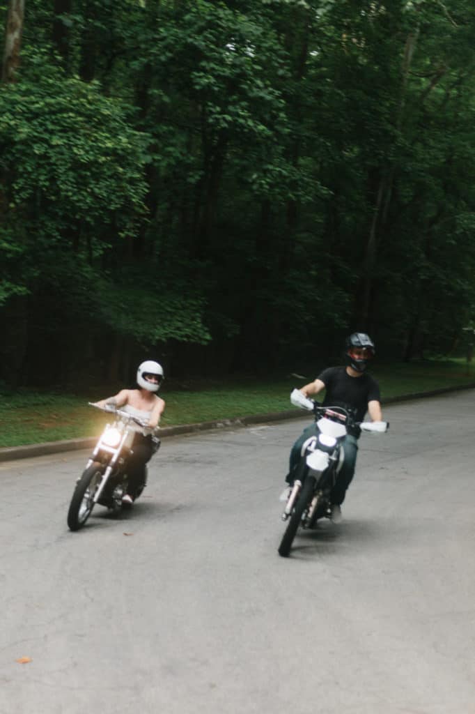 Atlanta motorcycle engagement session by Kate Lamb of Wild in Love Photo