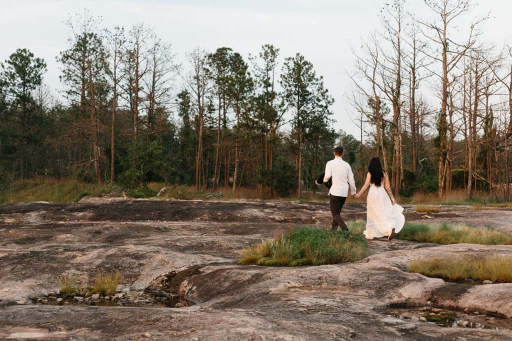 Arabia Mountain engagement session by Kate Lamb of Wild in Love Photo