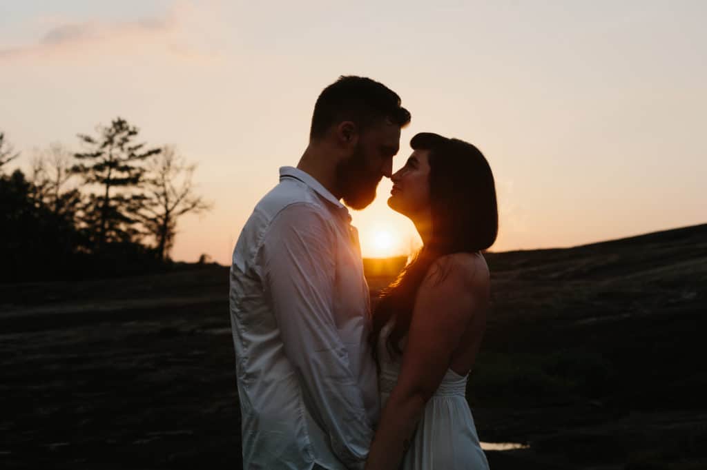 Arabia Mountain engagement session by Kate Lamb of Wild in Love Photo