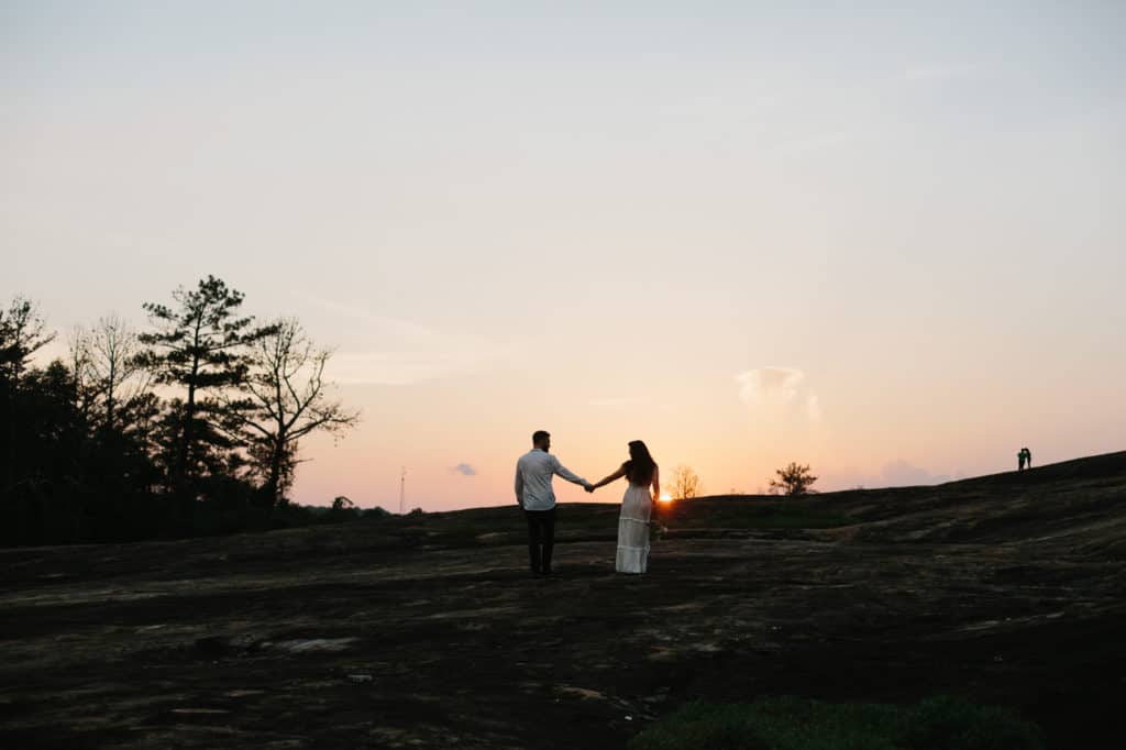 Arabia Mountain engagement session by Kate Lamb of Wild in Love Photo