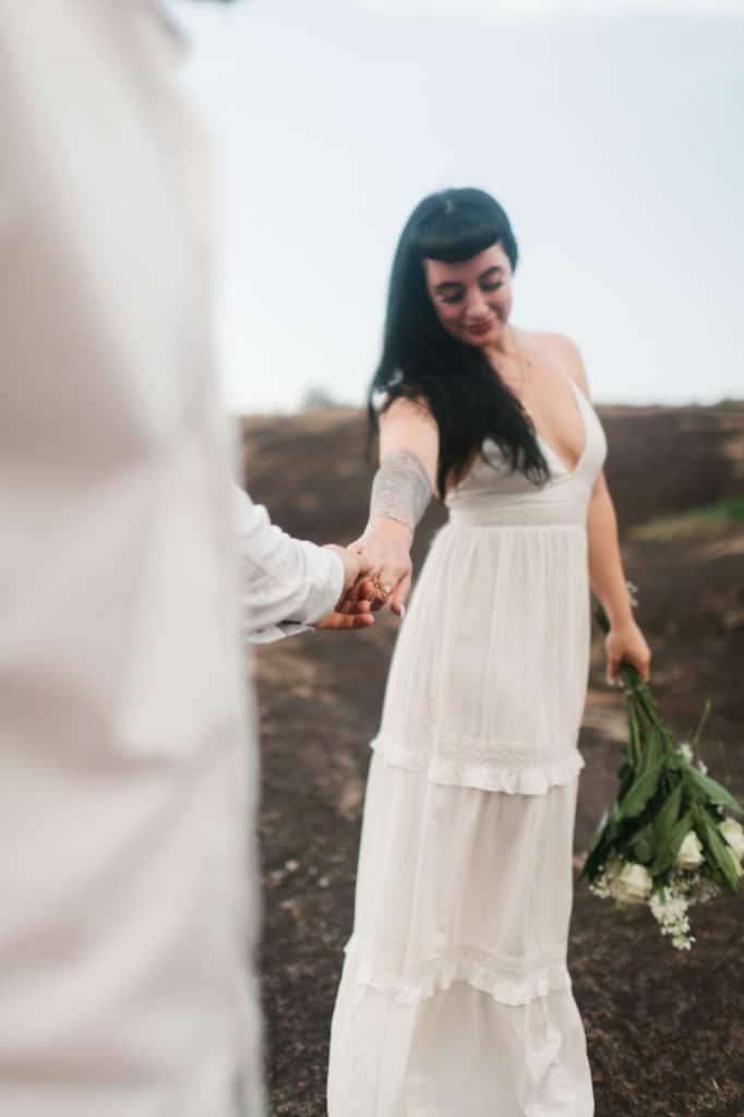 Arabia Mountain engagement session by Kate Lamb of Wild in Love Photo