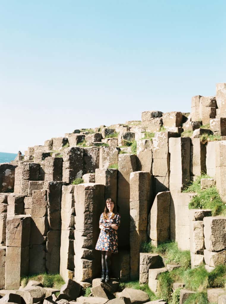 Giants Causeway Northern Ireland photographed on film by Kate Lamb of Wild in Love Photo