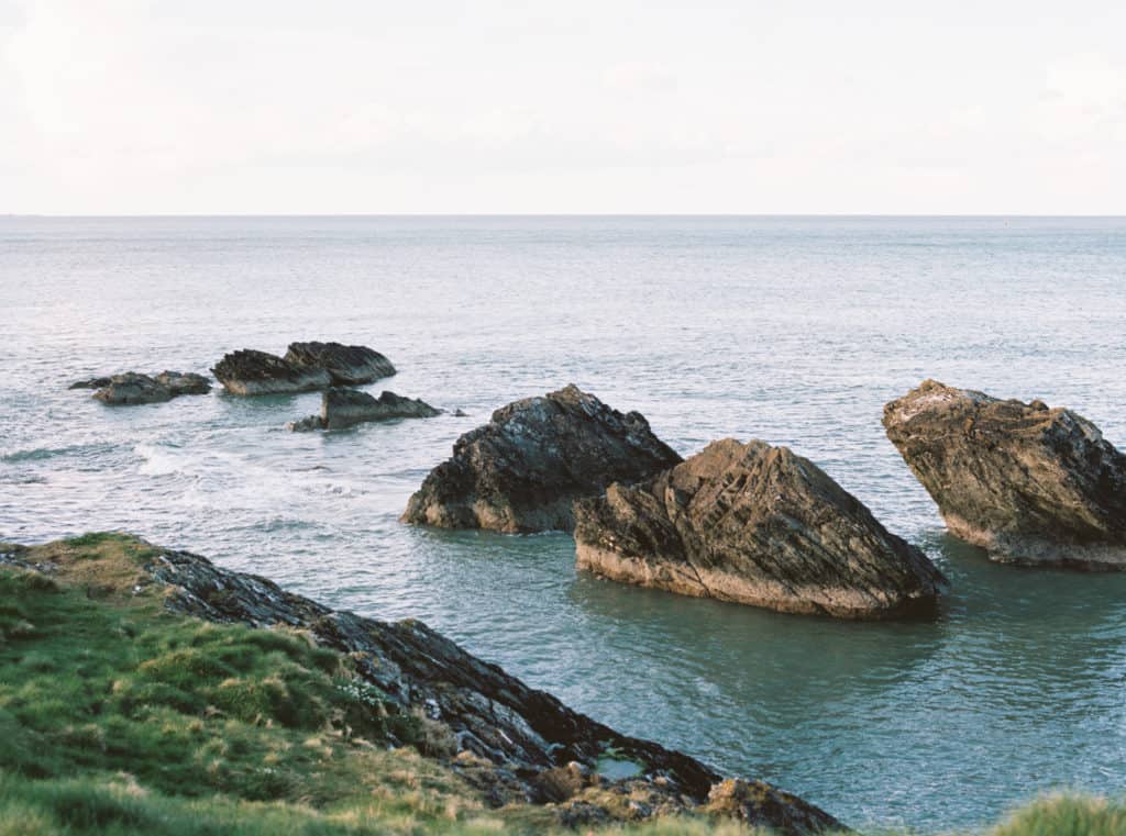 Coast of Wicklow, Ireland photographed on film by Kate Lamb of Wild in Love Photo.